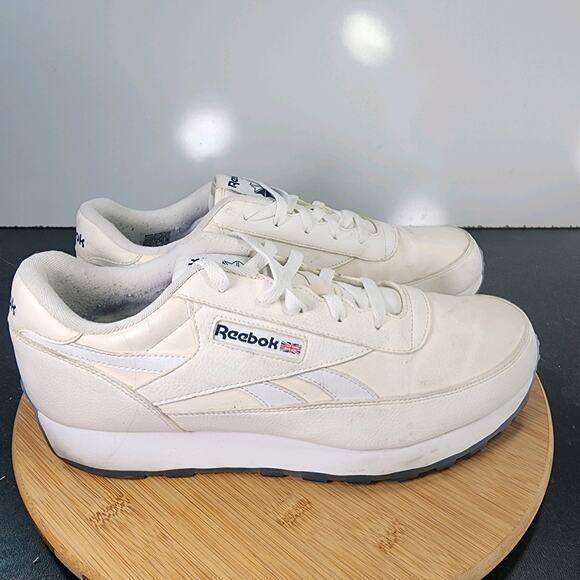 Reebok Other - Mens Reebok Classic Leather Sz 10.5 010721 White Leather Casual Sneakers Shoes